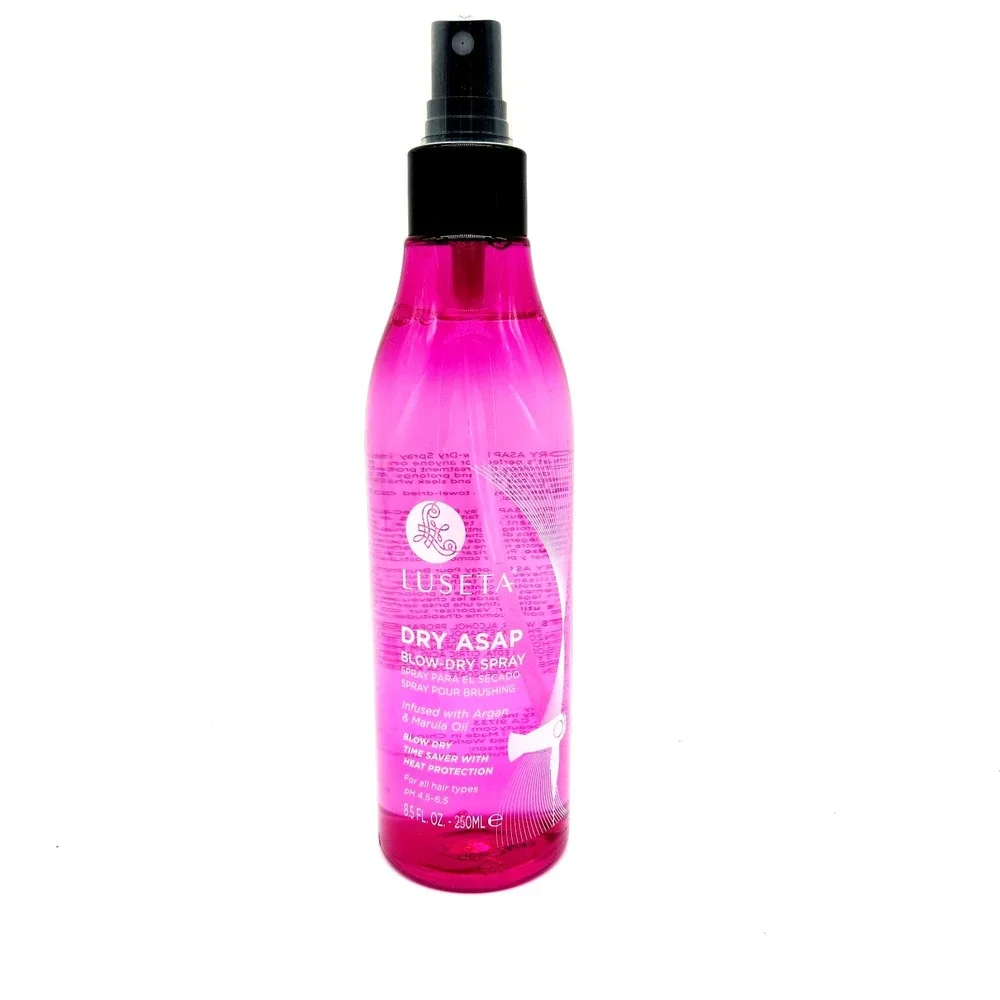 Luseta‎ Blow Dry Spray – 8.5 fl oz Heat Shield for Fast Styling & Frizz Control